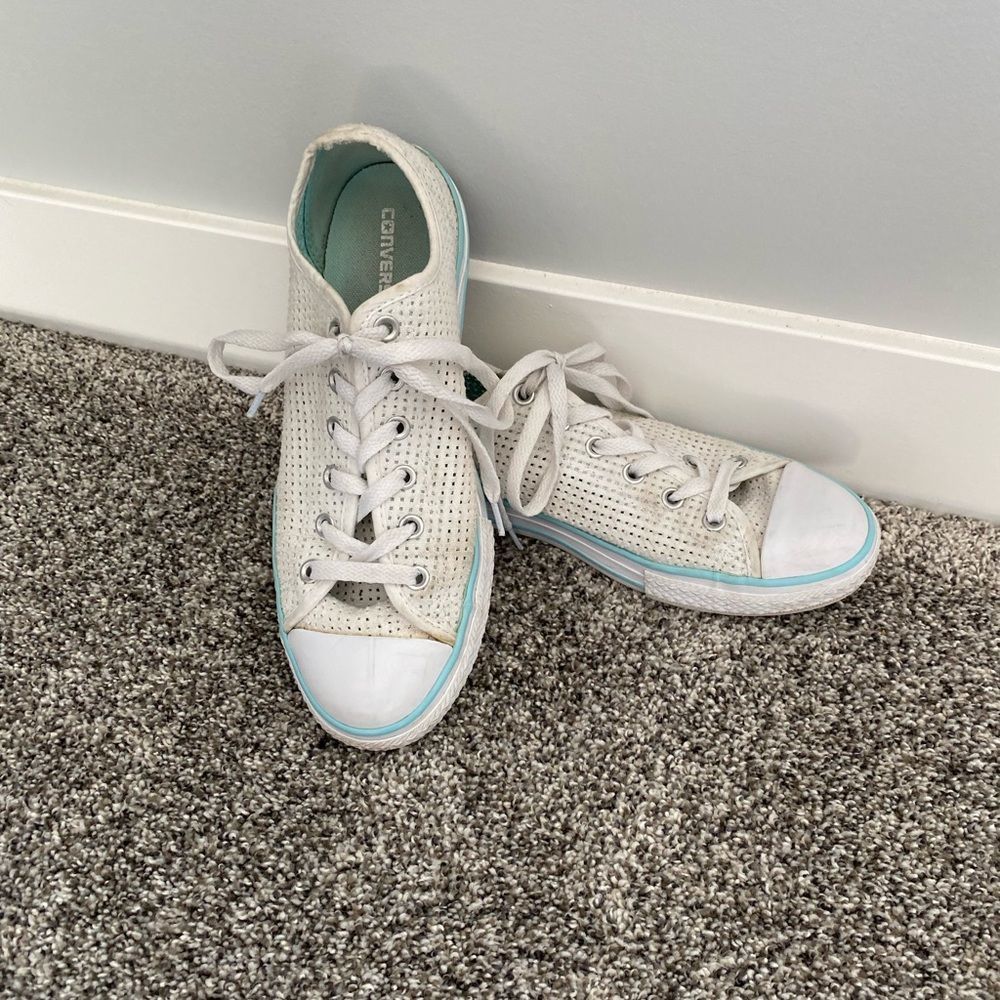 Converse Mesh White & Teal